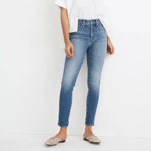 tall 10" high-rise skinny crop jeans in sheffield wash